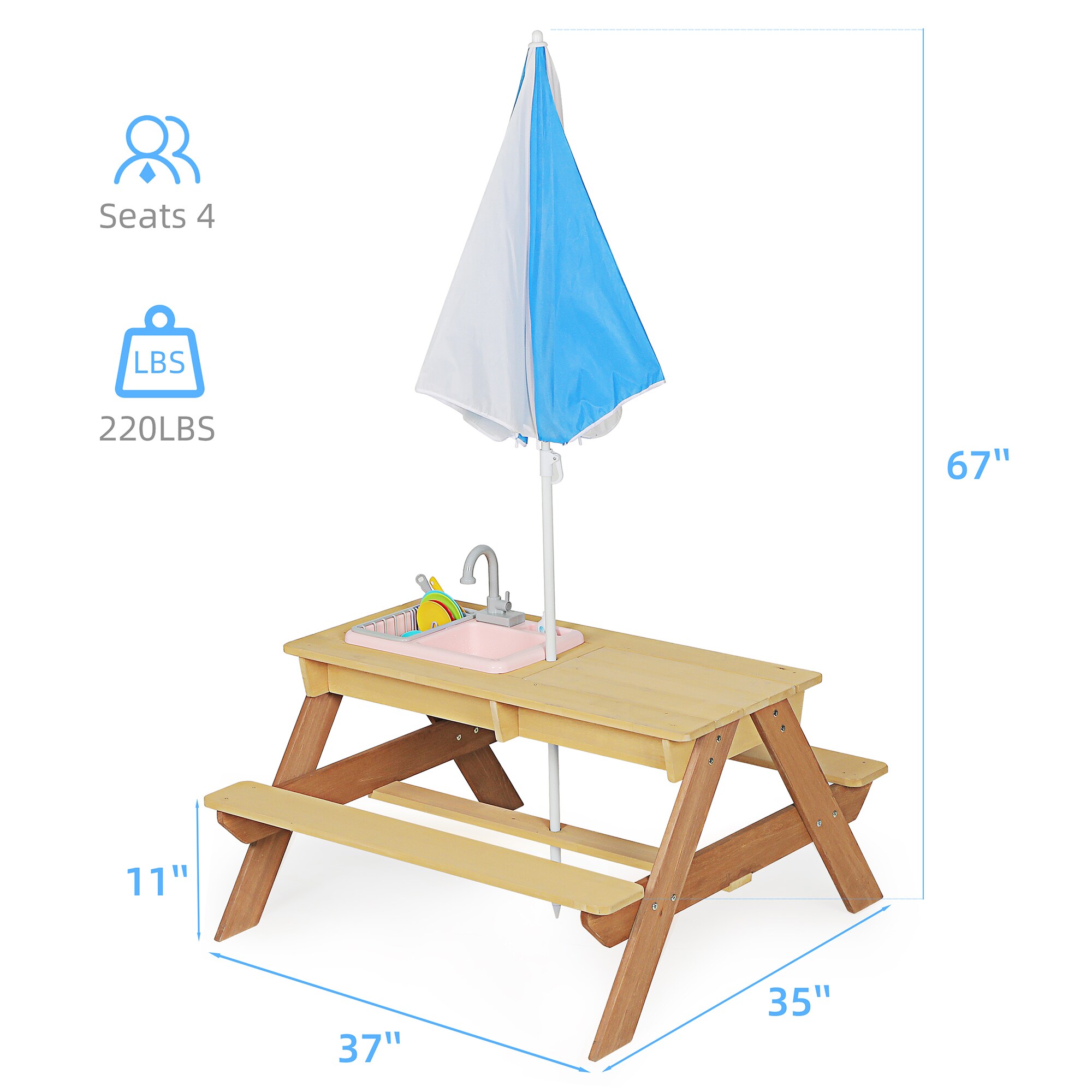 Bybafun YE3300016 Picnic-Tables - View #3