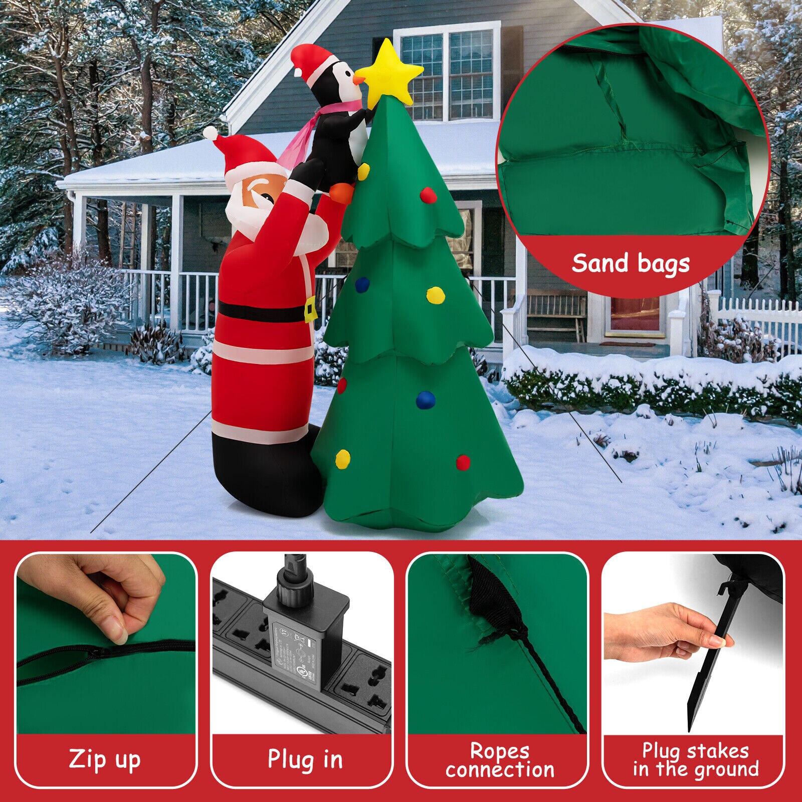 SUGIFT ZMLW014SUGHY2721 Christmas-Inflatables - View #5