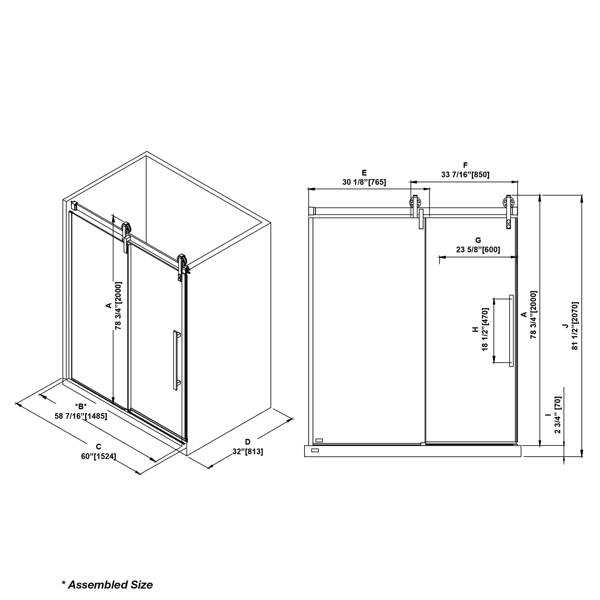 OVE Decors 15SGP-SEDO60-BLK Shower-Doors - View #18