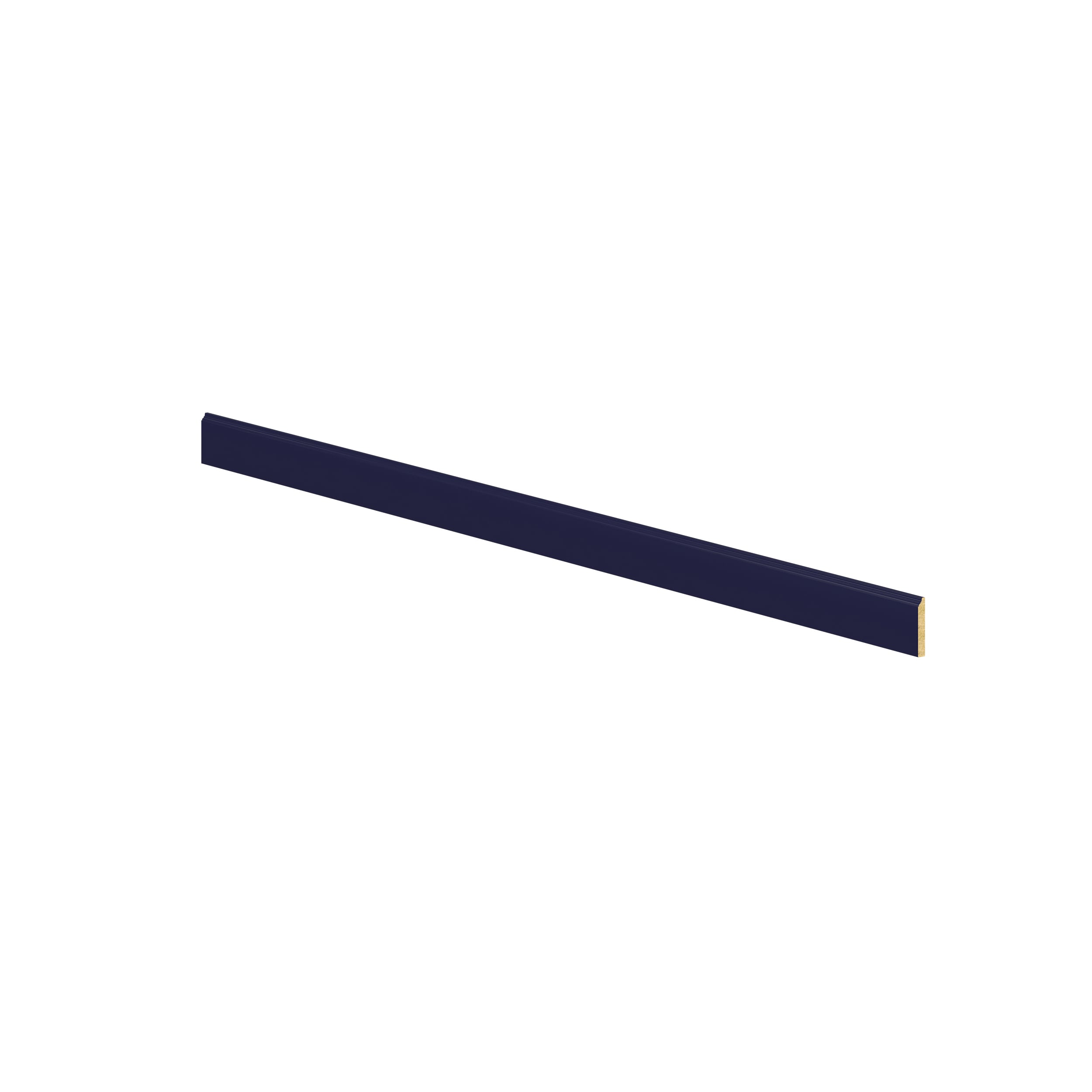 Hugo&Borg DSBM96-LO Lorette Cabinet Scribe Rail 4.5-in W x 96-in H x 0.63-in D Navy Blue Painted