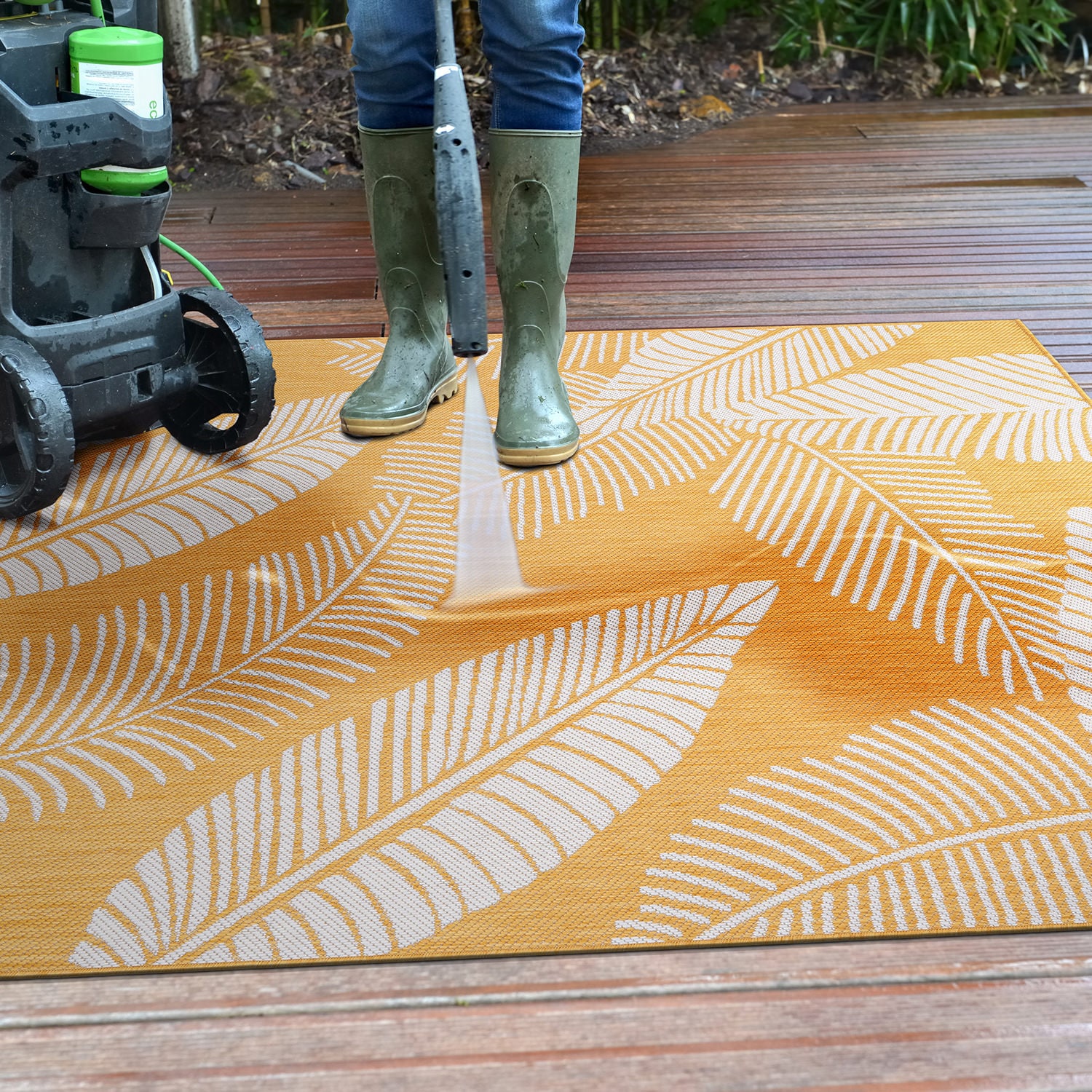 World Rug Gallery 114YELLOW5X7 rugs - View #11