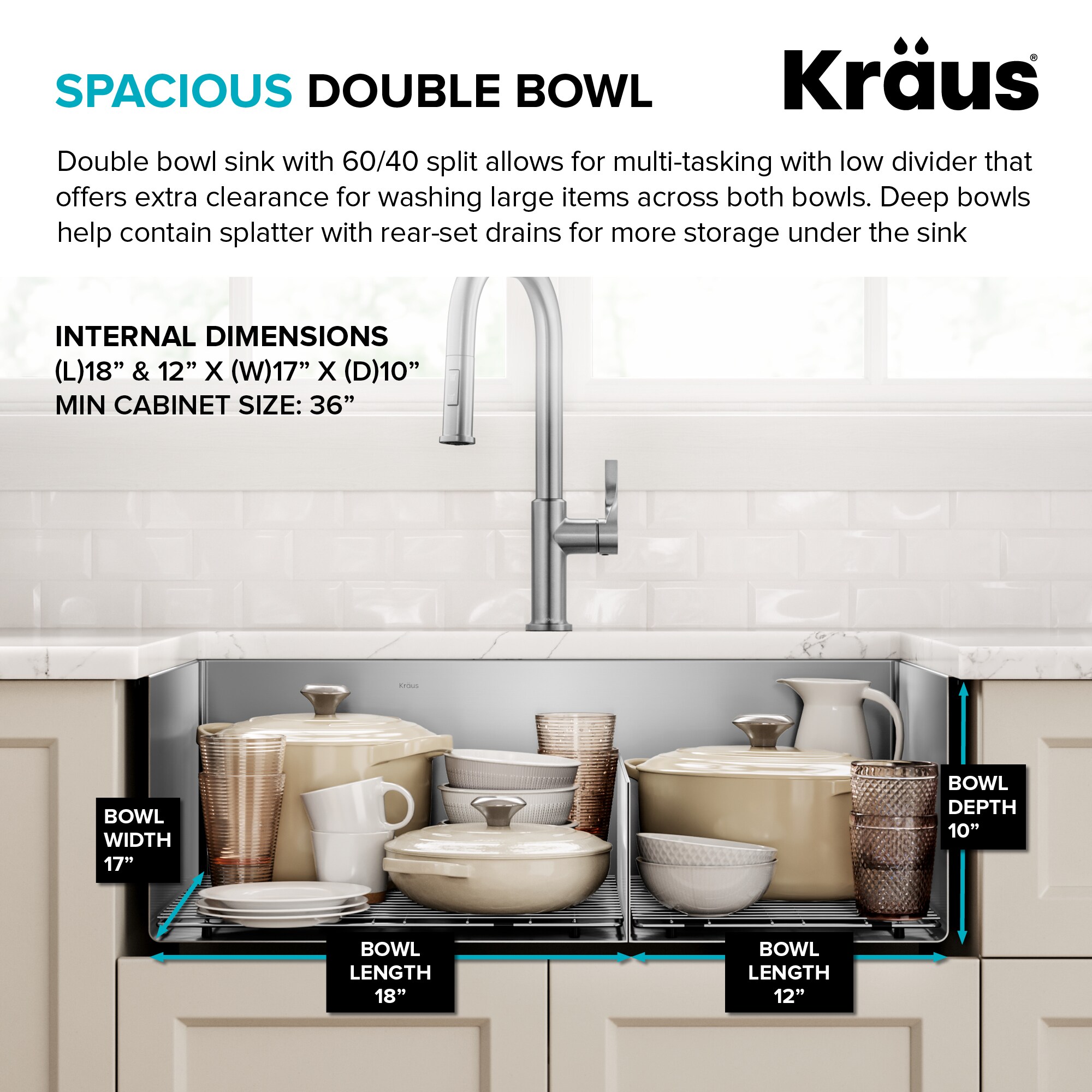 Kraus KHU103-32 Kitchen-Sinks - View #7