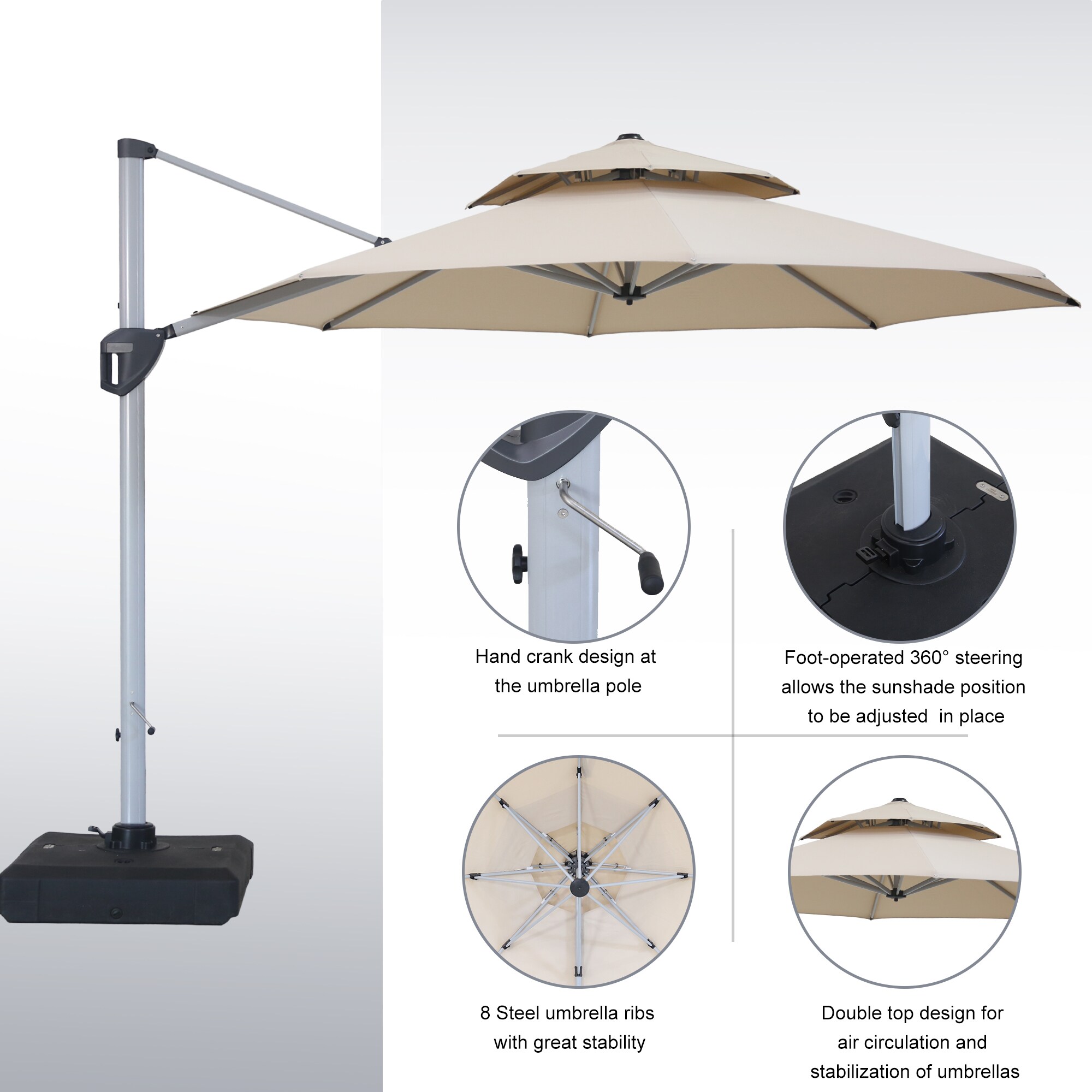 Clihome CWCH-OP70376BE Umbrellas-2 - View #6