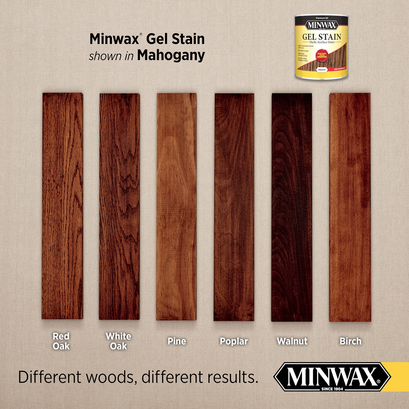 General Finishes BH Gel Stain, 1/2 Pint, Brown Mahogany
