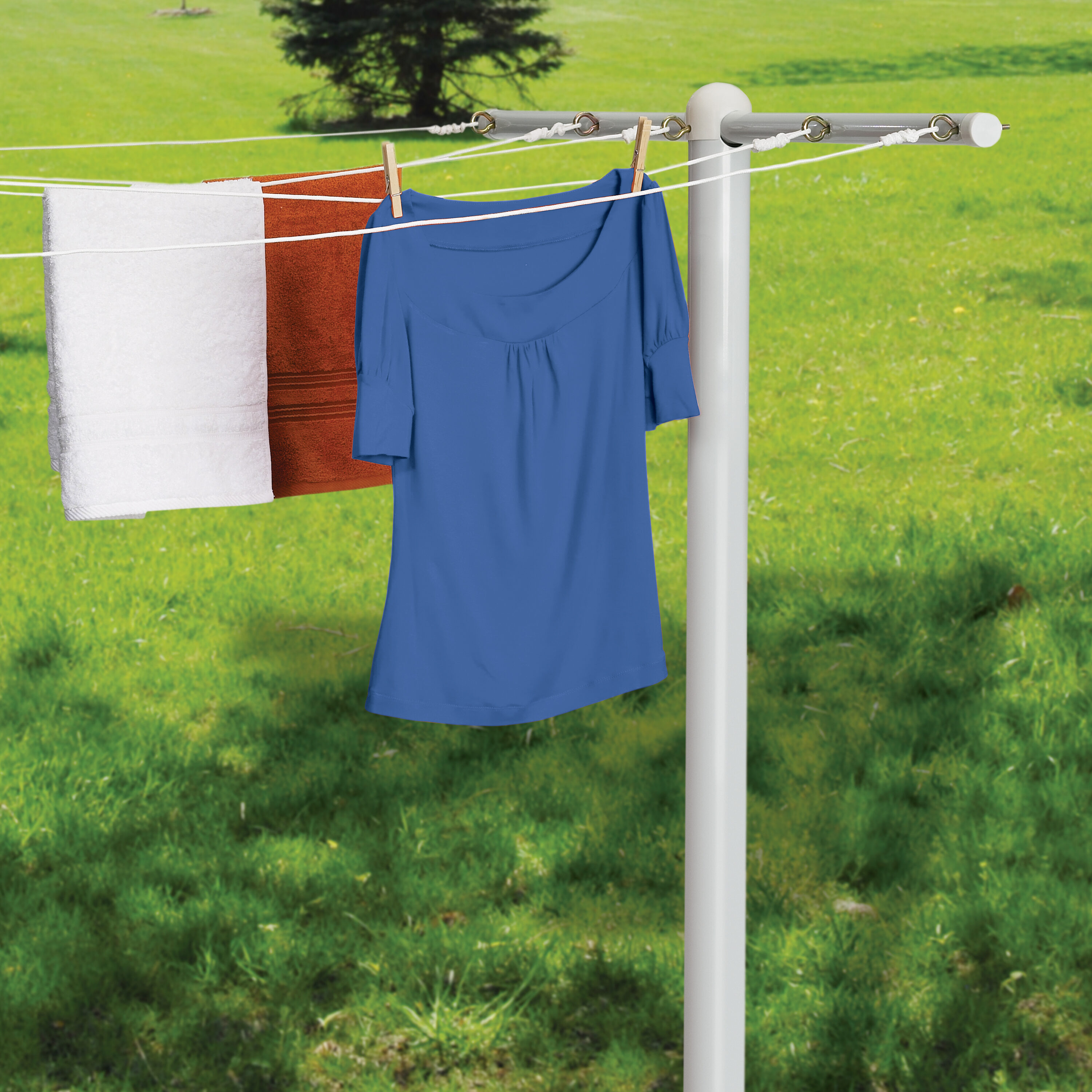 Outdoor Clotheslines & Drying Racks at