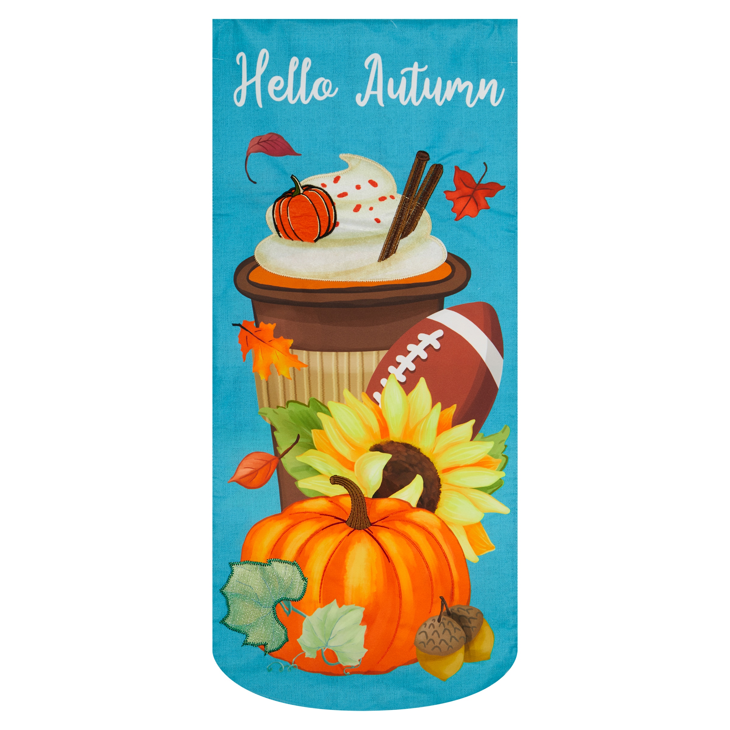 Style Selections ZLW14L12080 1.25-ft W x 3.33-ft H Fall Embroidered Banner Kit