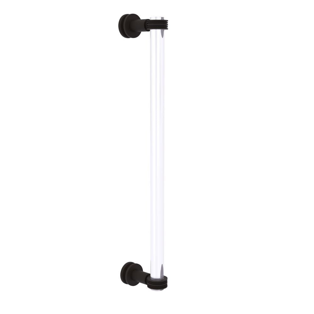 Allied Brass CV-407D-18SM-ORB Oil-rubbed bronze 18-Inches Hinged shower door Handle
