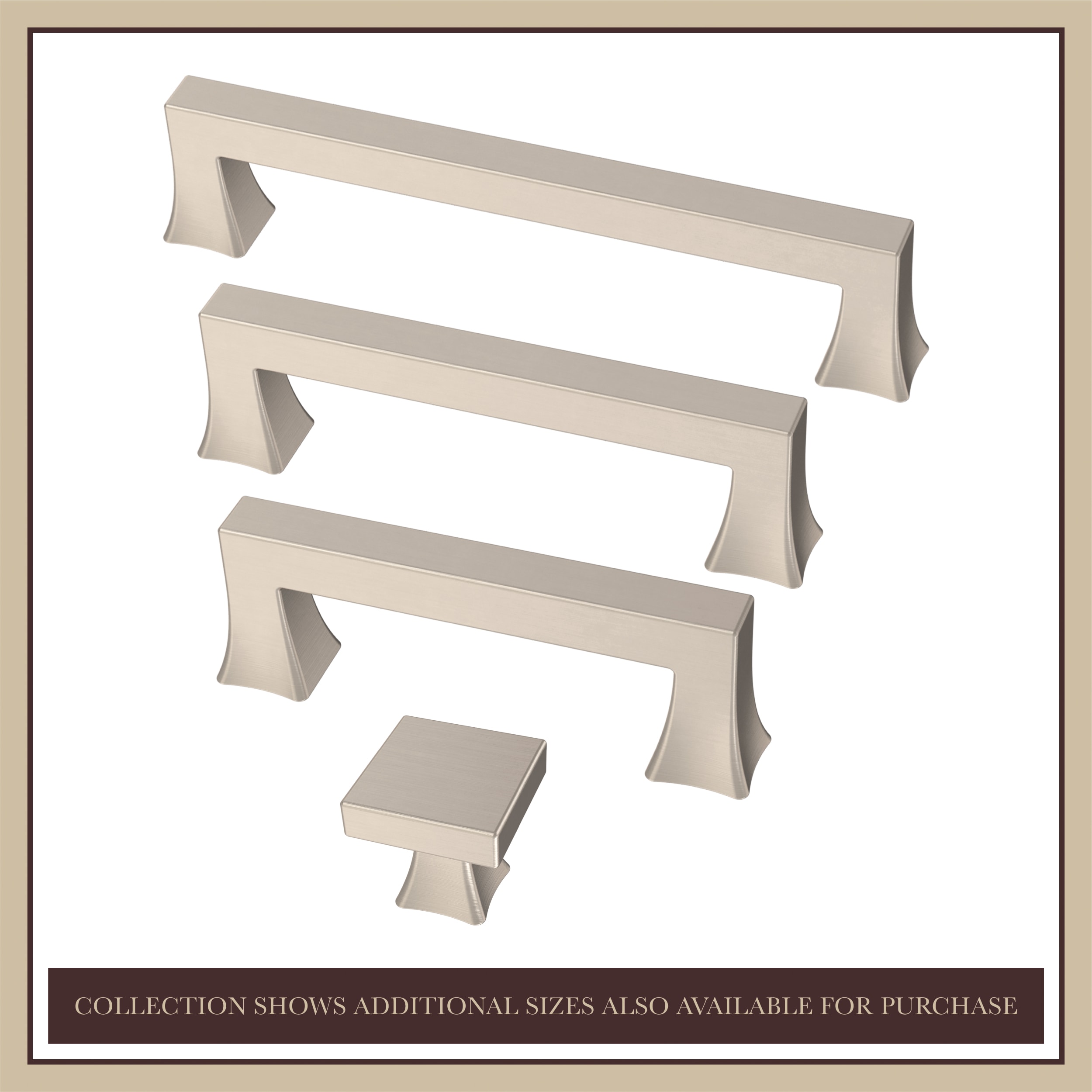 allen + roth P43418W-SN-K1 Cabinet-Pulls - View #3