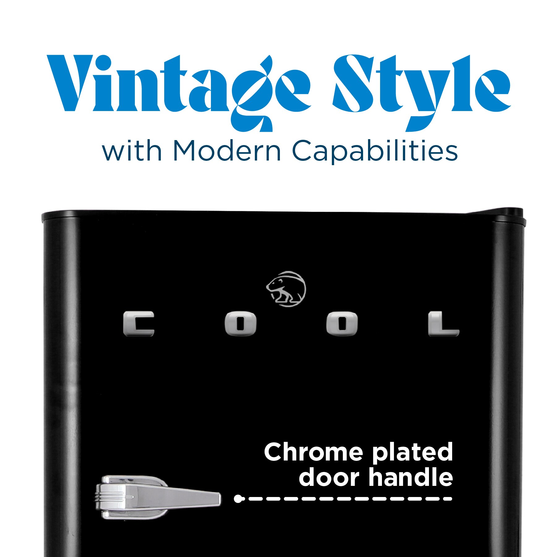 Commercial Cool 4.5-cu ft Mini Fridge with Freezer (Black)