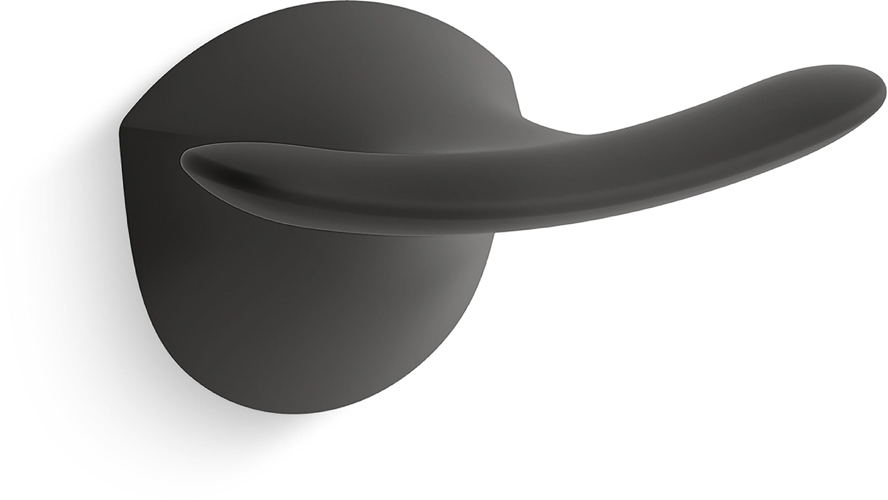 KOHLER R31185-BL Avail Matte Black Single -Hook Wall mount Towel Hook
