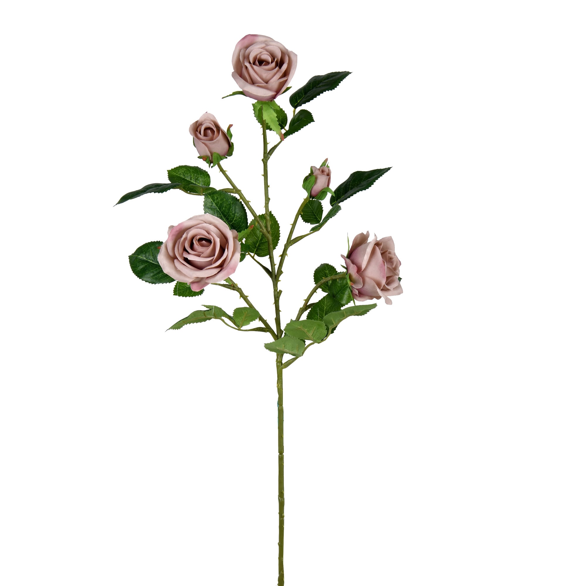 Vickerman 28-in Dusty Gray Indoor Rose Artificial Flower at Lowes.com