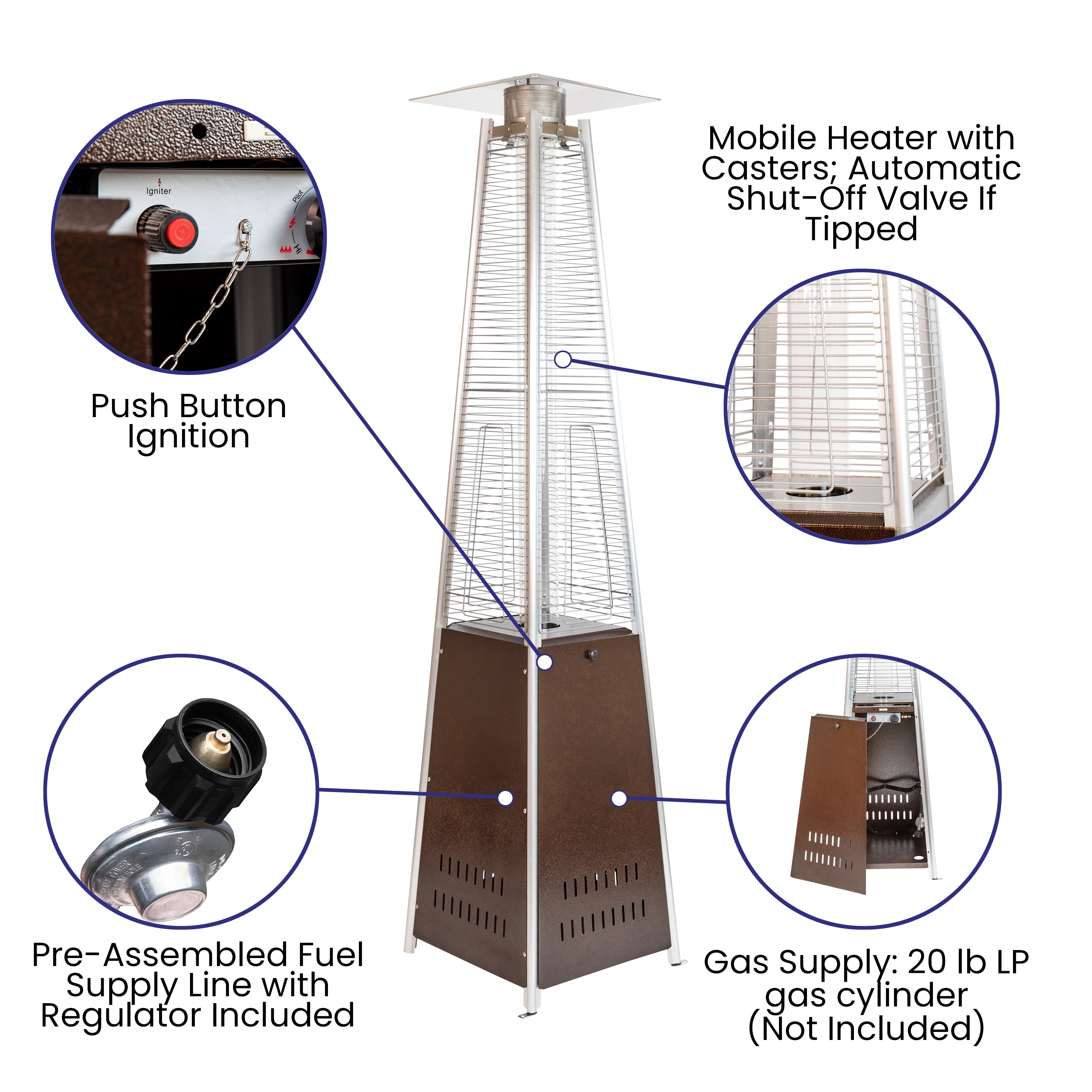 Taylor & Logan 196861090103 Portable-Liquid-Propane-Heaters - View #4