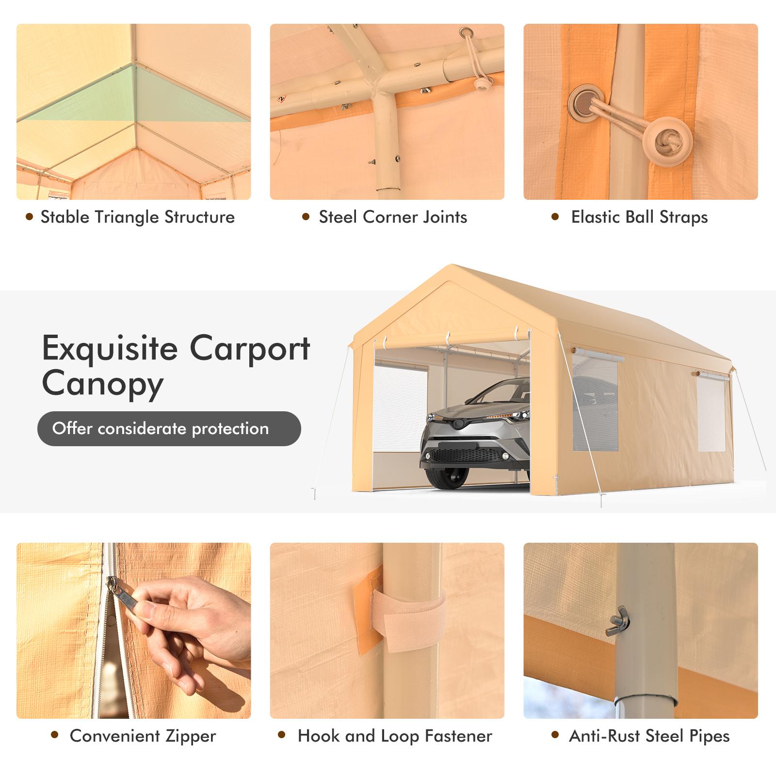 BABOOM BOM-10007YW-CO Carport-Covers - View #8