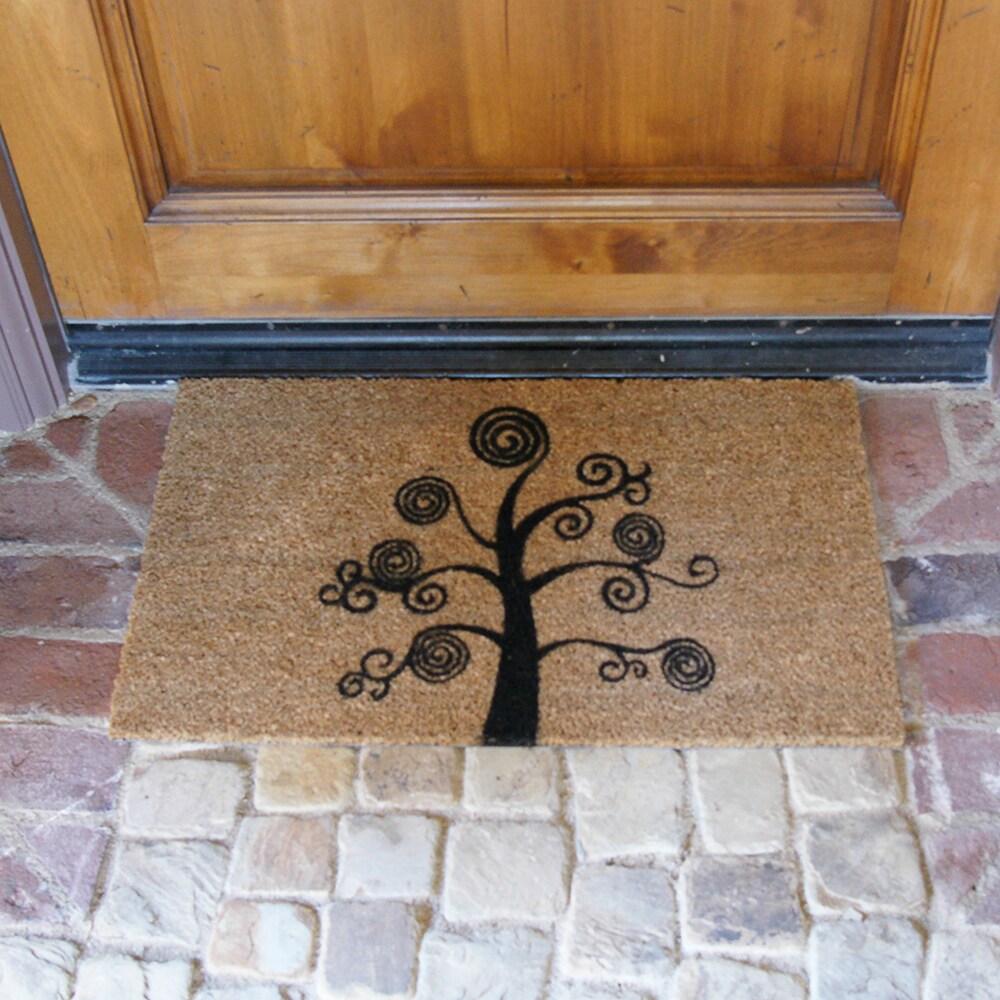 Rubber-Cal Estate Style Welcome Doormat Coco Coir Mats 24 x 57-inch