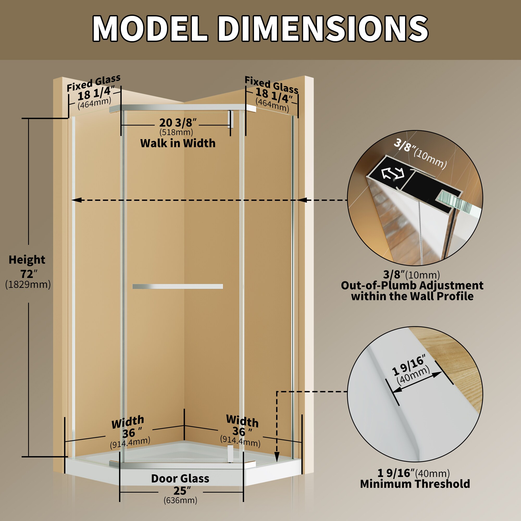 AAZJ BETP235376 Shower-Doors - View #11