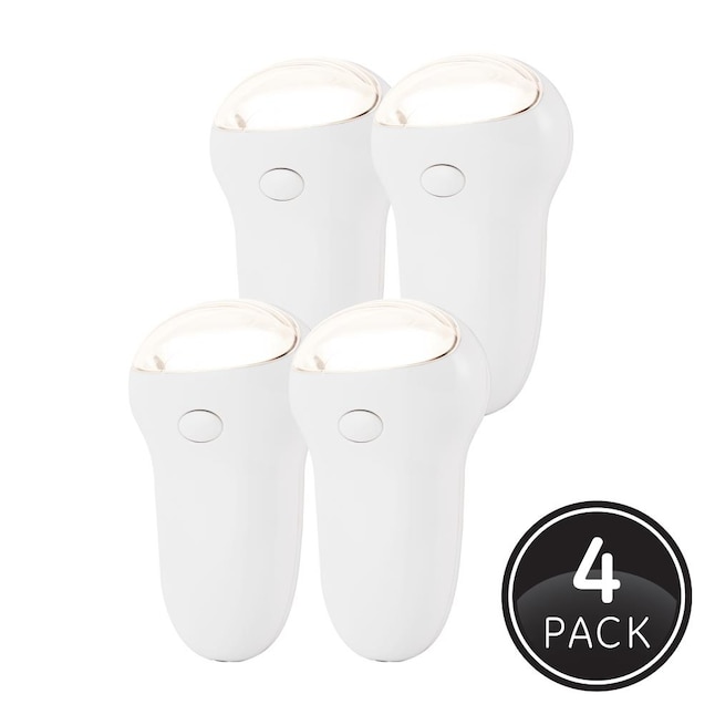 GE 4-Pack White LED Power Failure Auto On/Off Night Light in the Night  Lights department at