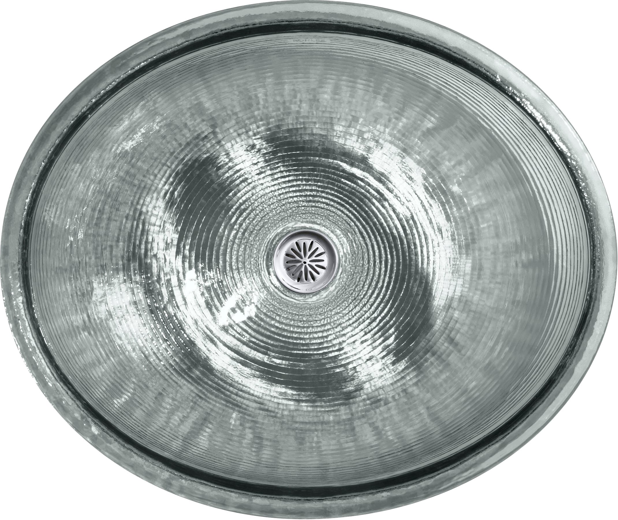 KOHLER 2741-TG8 Whist Glass Undermount Oval Traditional Translucent Stone Bathroom Sink ( 19.0-Inches x 16.125-Inches )