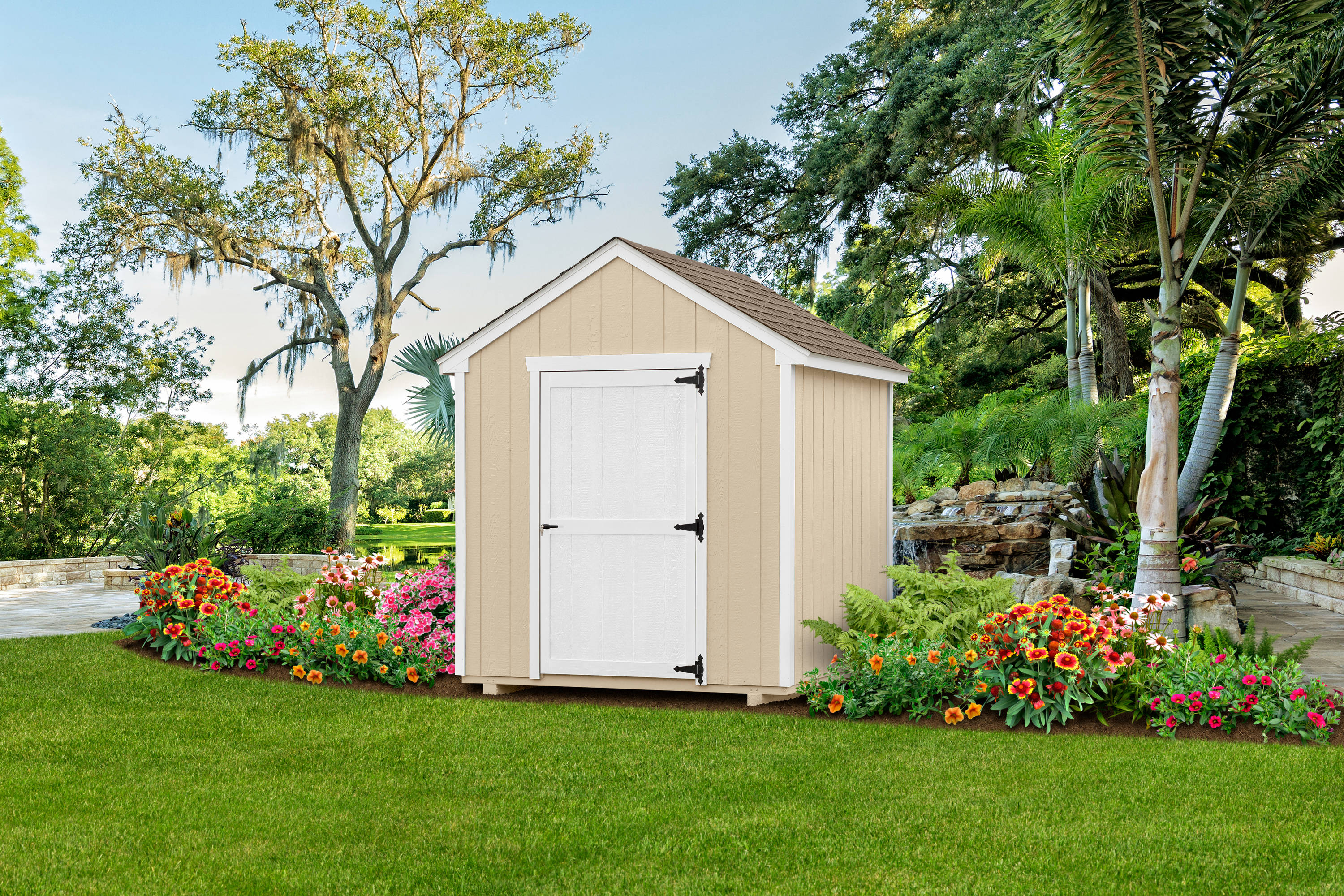 YardCraft EF77 Wood-Storage-Buildings - View #4