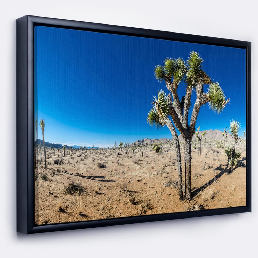 Designart FL15168-34-18-FLB Wood Floater frame 18-Inches H x 34-Inches W Landscape Canvas Print