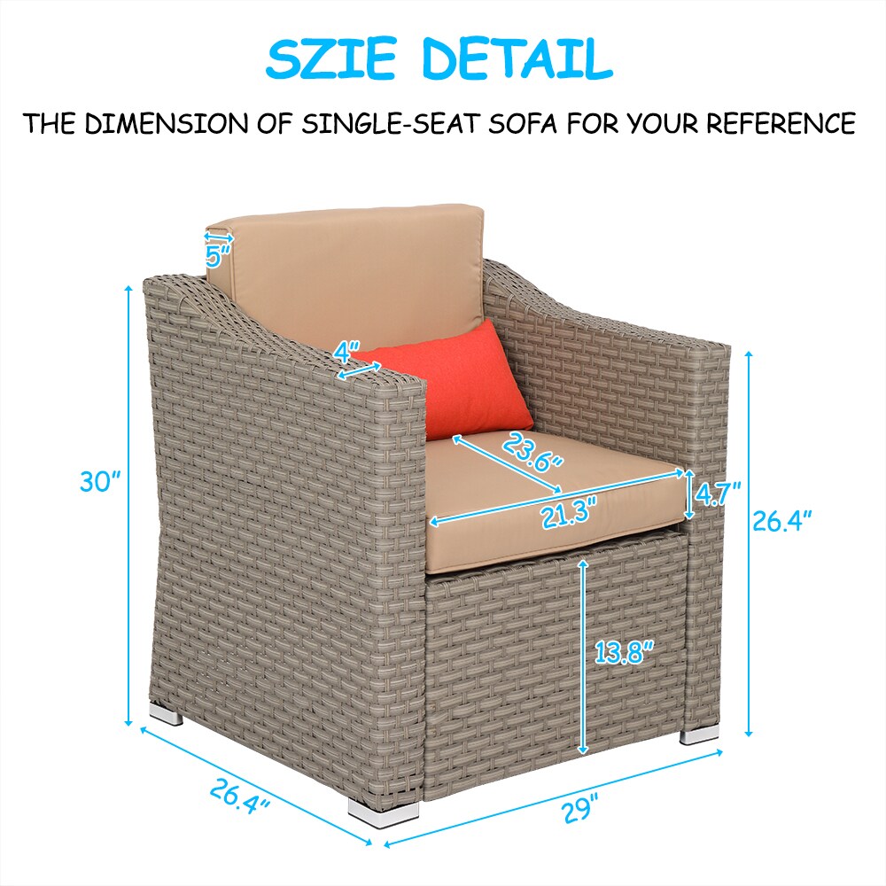 Winado 800890699052 Patio-Conversation-Sets - View #5