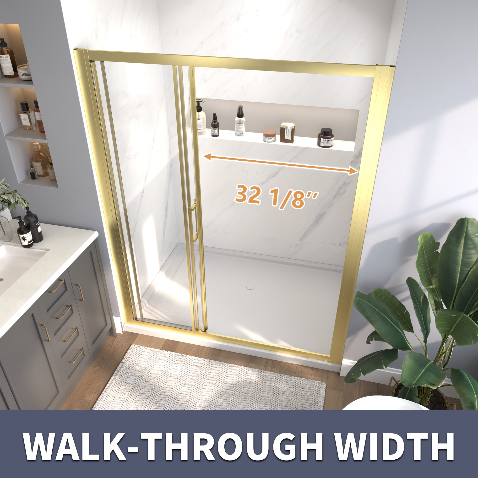 AAZJ BG-BL-6036-M Shower-Doors - View #7