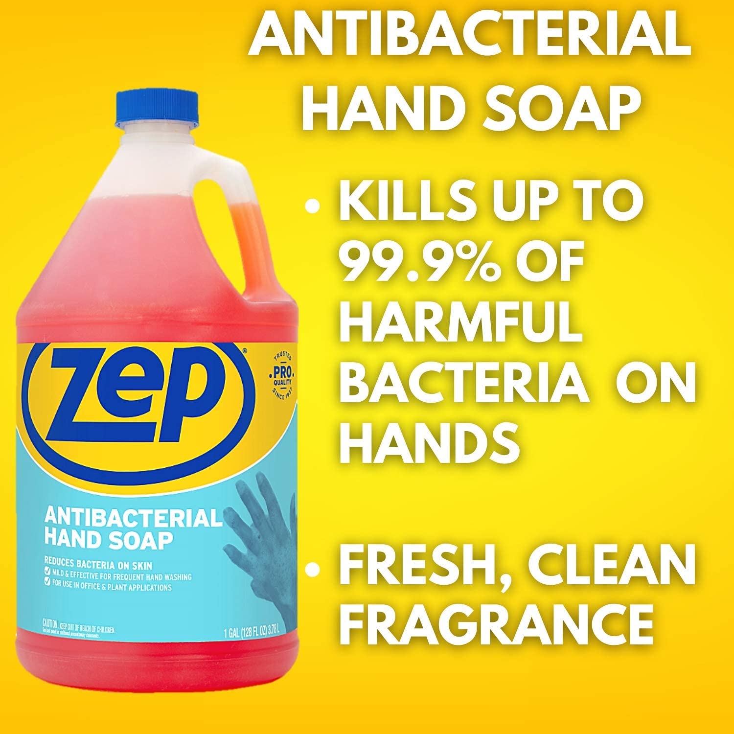 Zep - 314924 - Anti-Bacterial Hand Soap, 1 Gallon, Gold-Colored