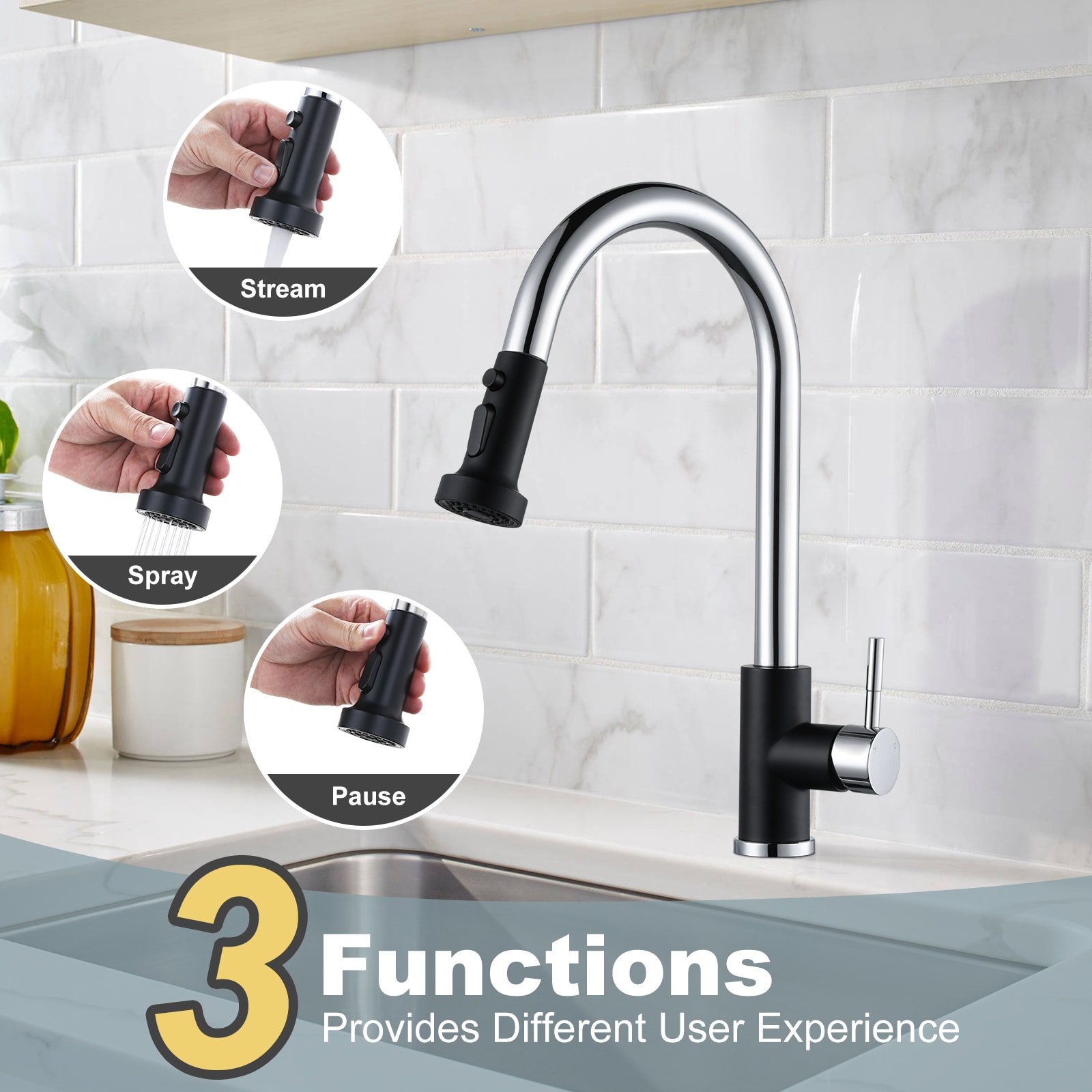 WOWOW VG2312601CB-LW Kitchen-Faucets - View #4