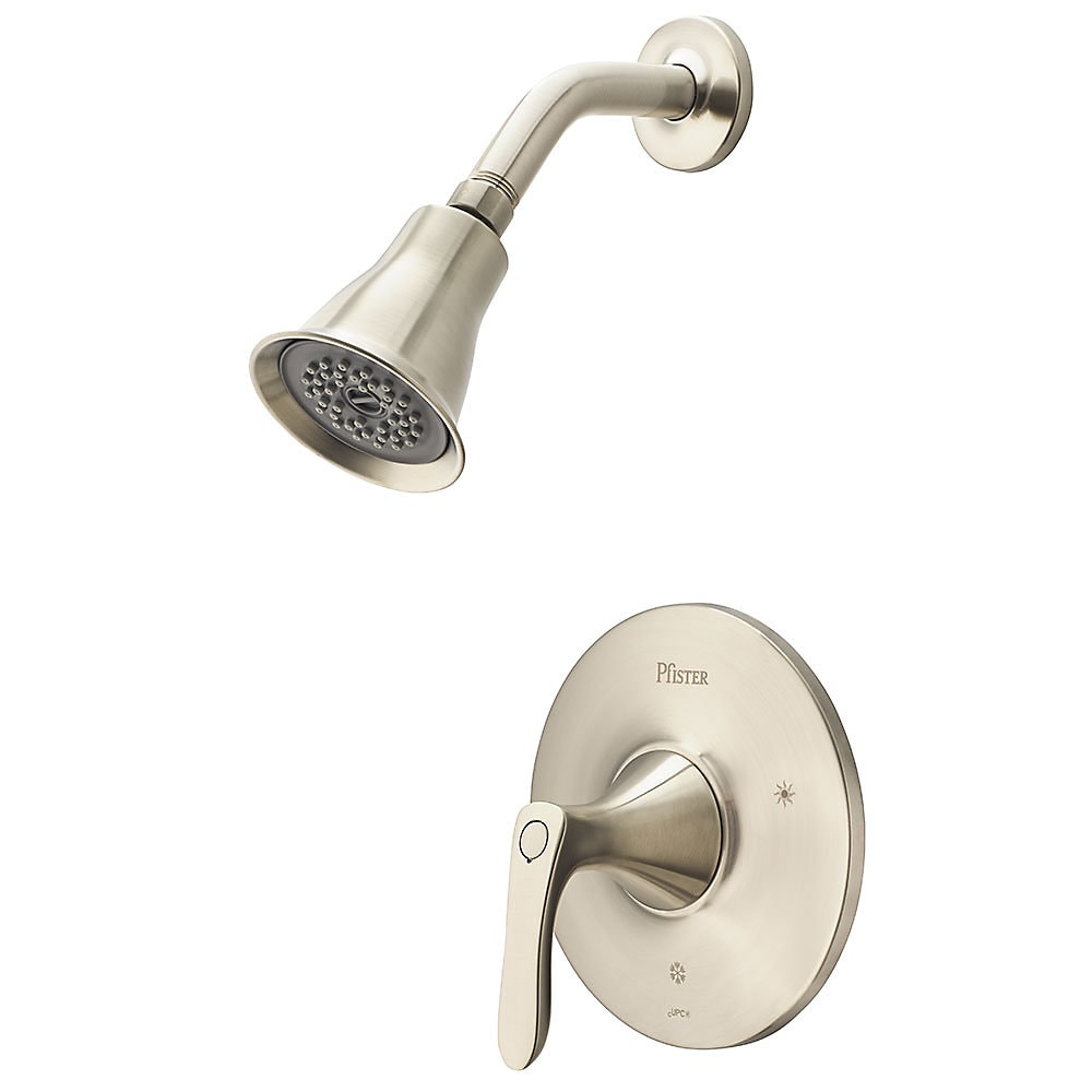 Pfister Weller Brushed Nickel 1-handle Single Function Round Shower 