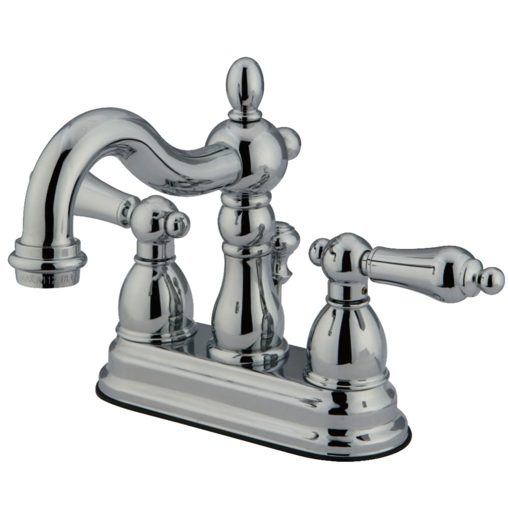 Kingston Brass  KS160.AL Heritage 1.2 GPM Centerset Bathroom Faucet with PopUp Drain Assembly