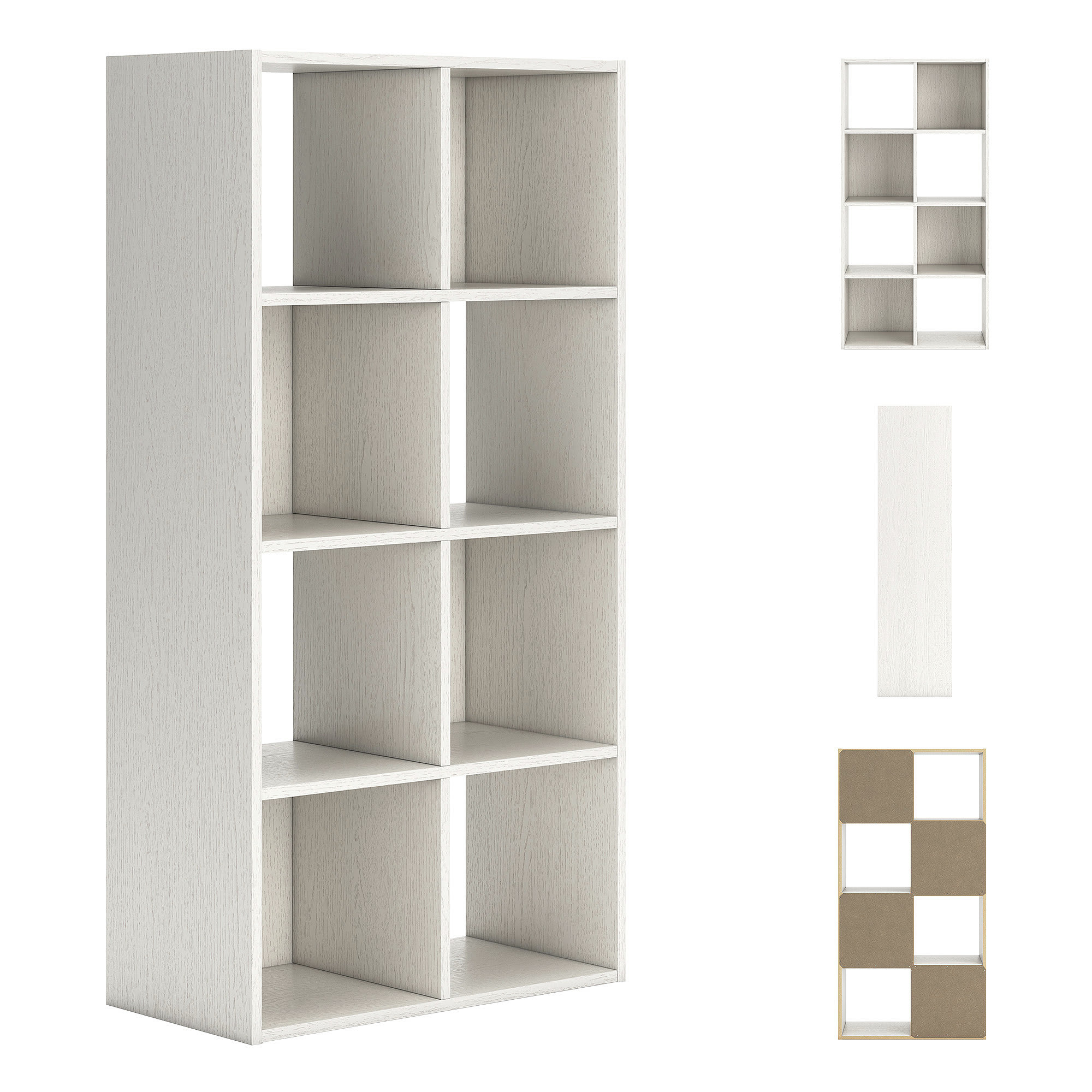 Signature Design by Ashley EA1024-4X2 Laminate-Storage-Cubes - View #6