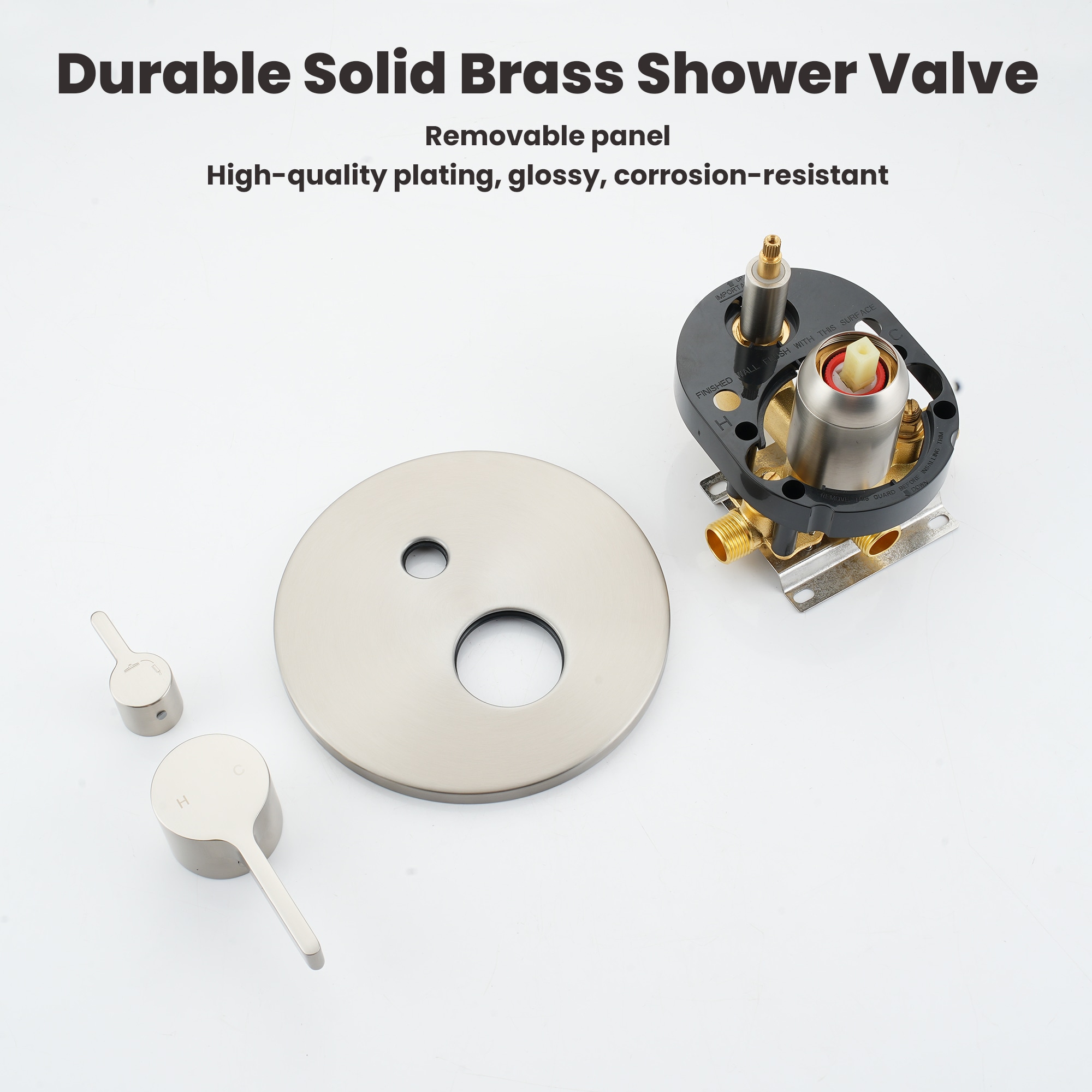 Clihome CL-026SS-SL Showerhead-Bar-Panels - View #14