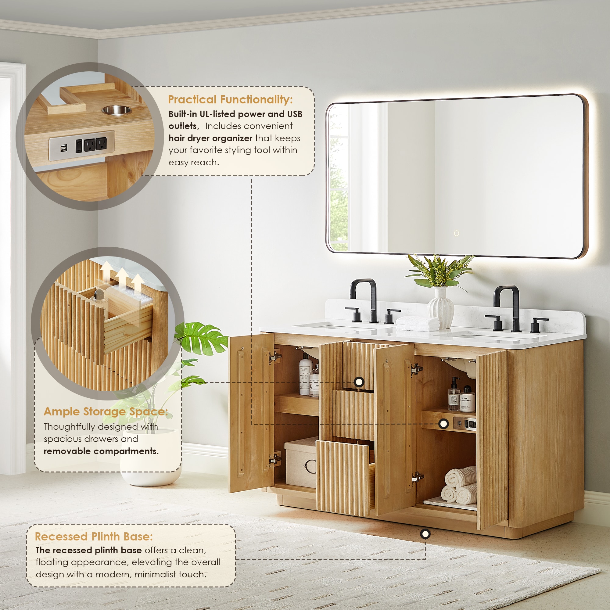 Altair 580060-WL-GW-NM Bath-Vanity-Combo - View #9