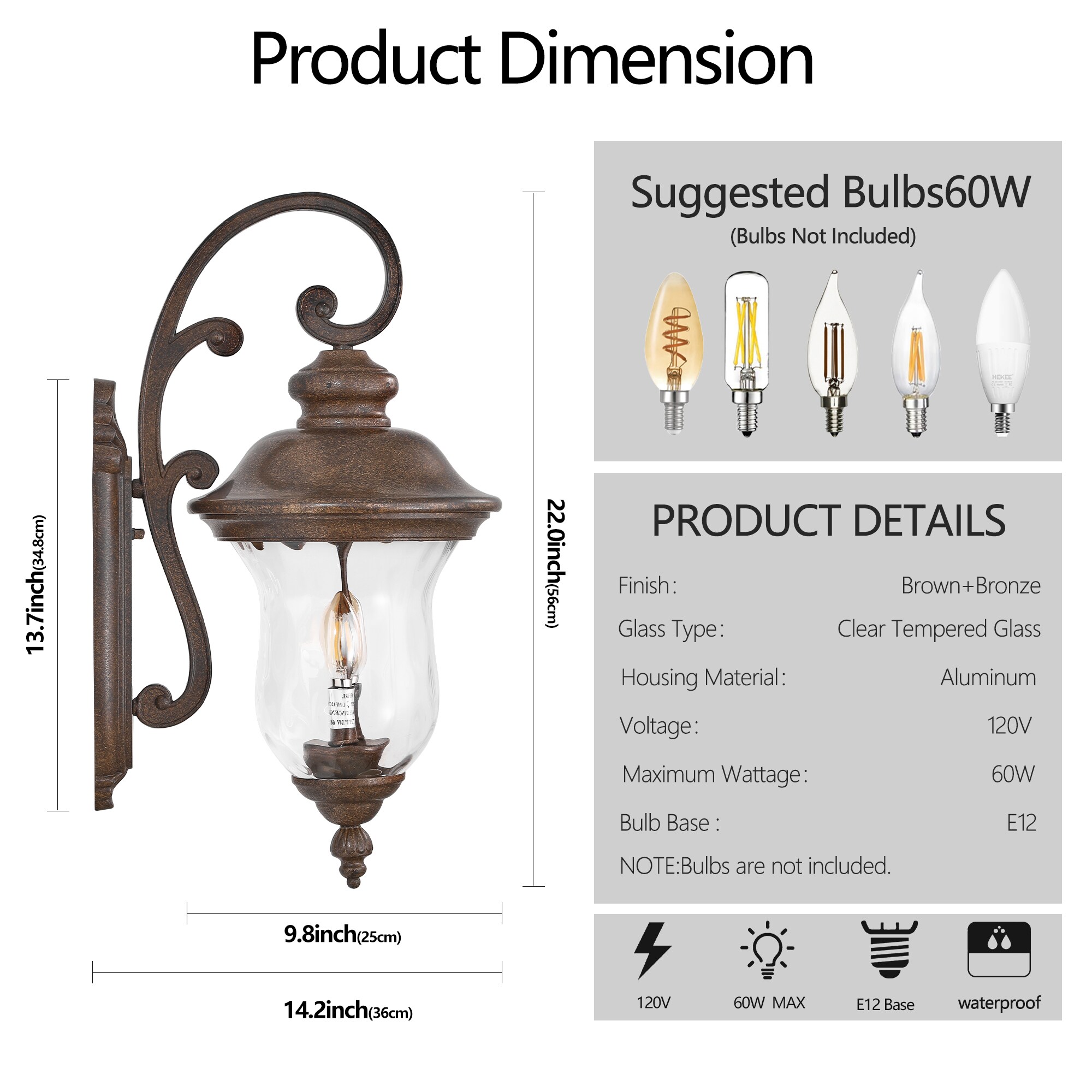 Tatayosi RY-2P374977 Outdoor-Wall-Lighting - View #4