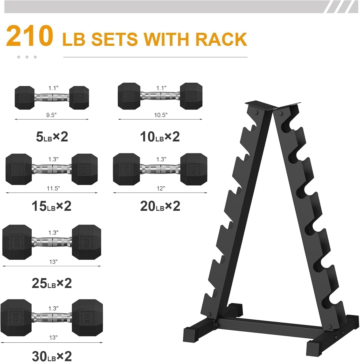 GAOMON CES-E38KOE-0Z71HB0 dumbbells - View #2