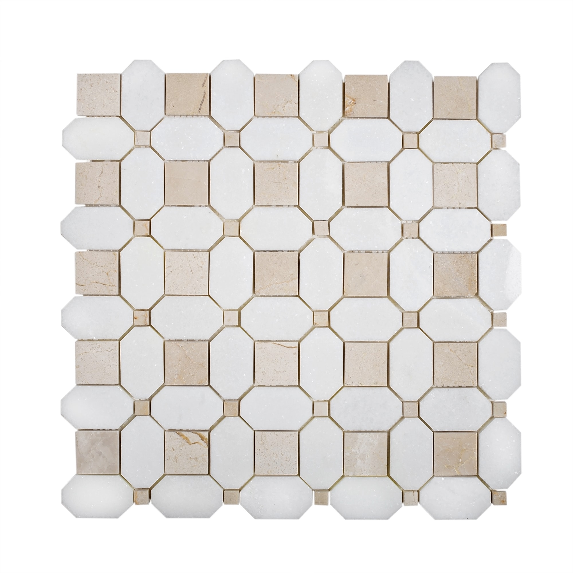 Apollo Tile (Sample) White 4-in x 4-in Polished Marble Floor and Wall Tile