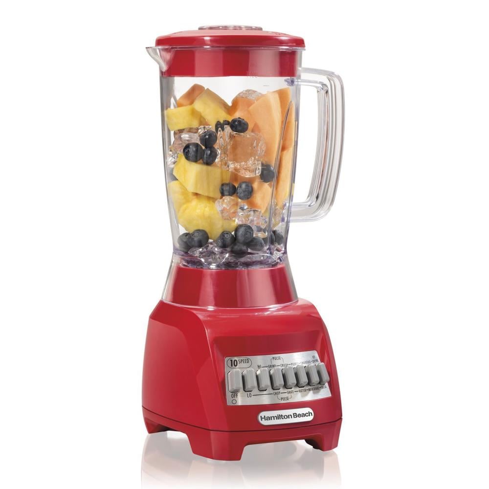 Mini Mixx by Euro Cuisine Mini Mixx 10 oz. Single Speed Red Personal Blender  with 2-Tritan 10 oz. Bottle MM1R - The Home Depot