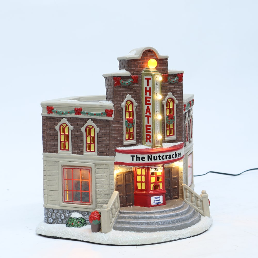 Carole Towne Ct Devon Bakery Lighted Village Scene in the Christmas  Villages department at