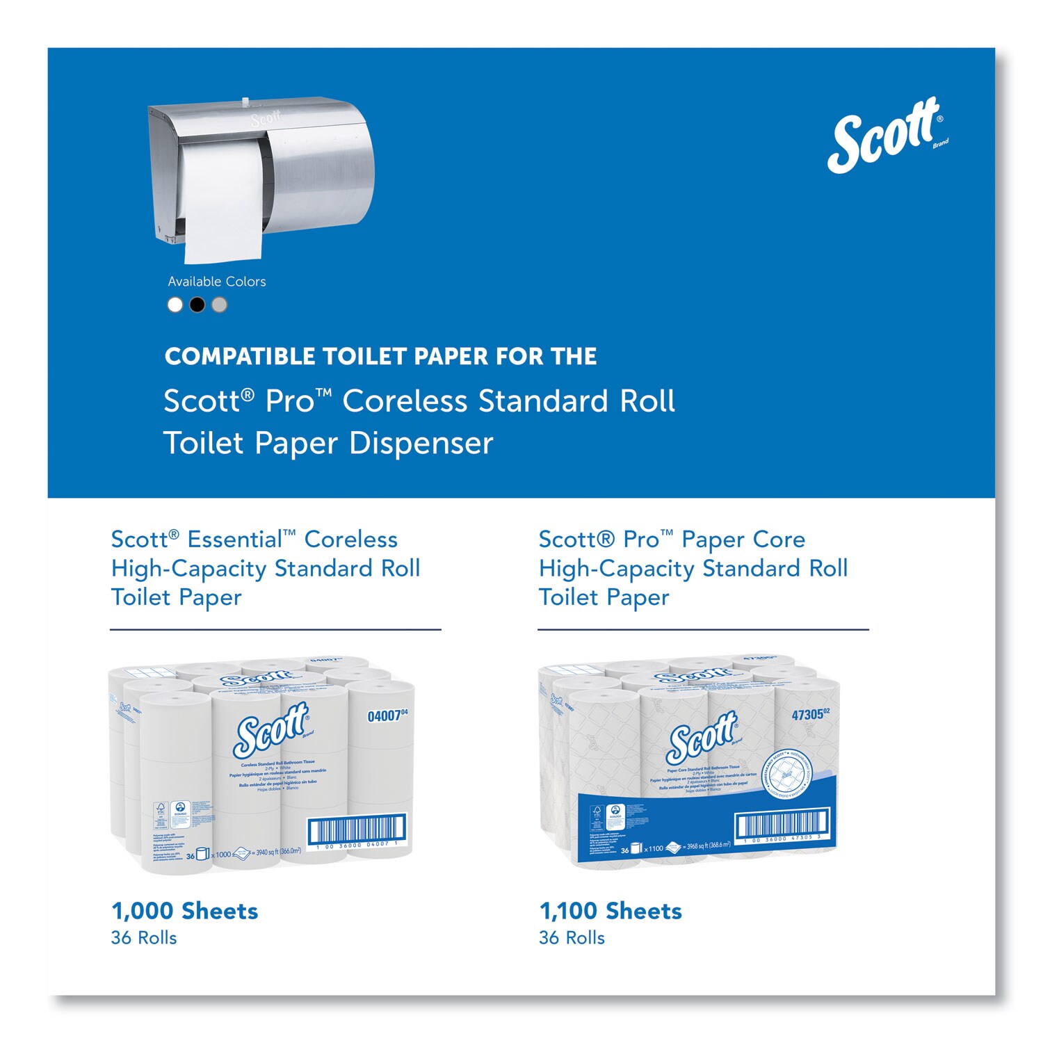 SCOTT 09606 Comm-Toilet-Tissue-Dispensers - View #8