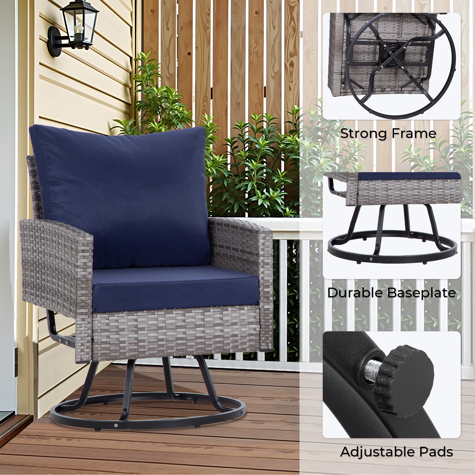 Damerin Z0115F Patio-Chairs - View #6