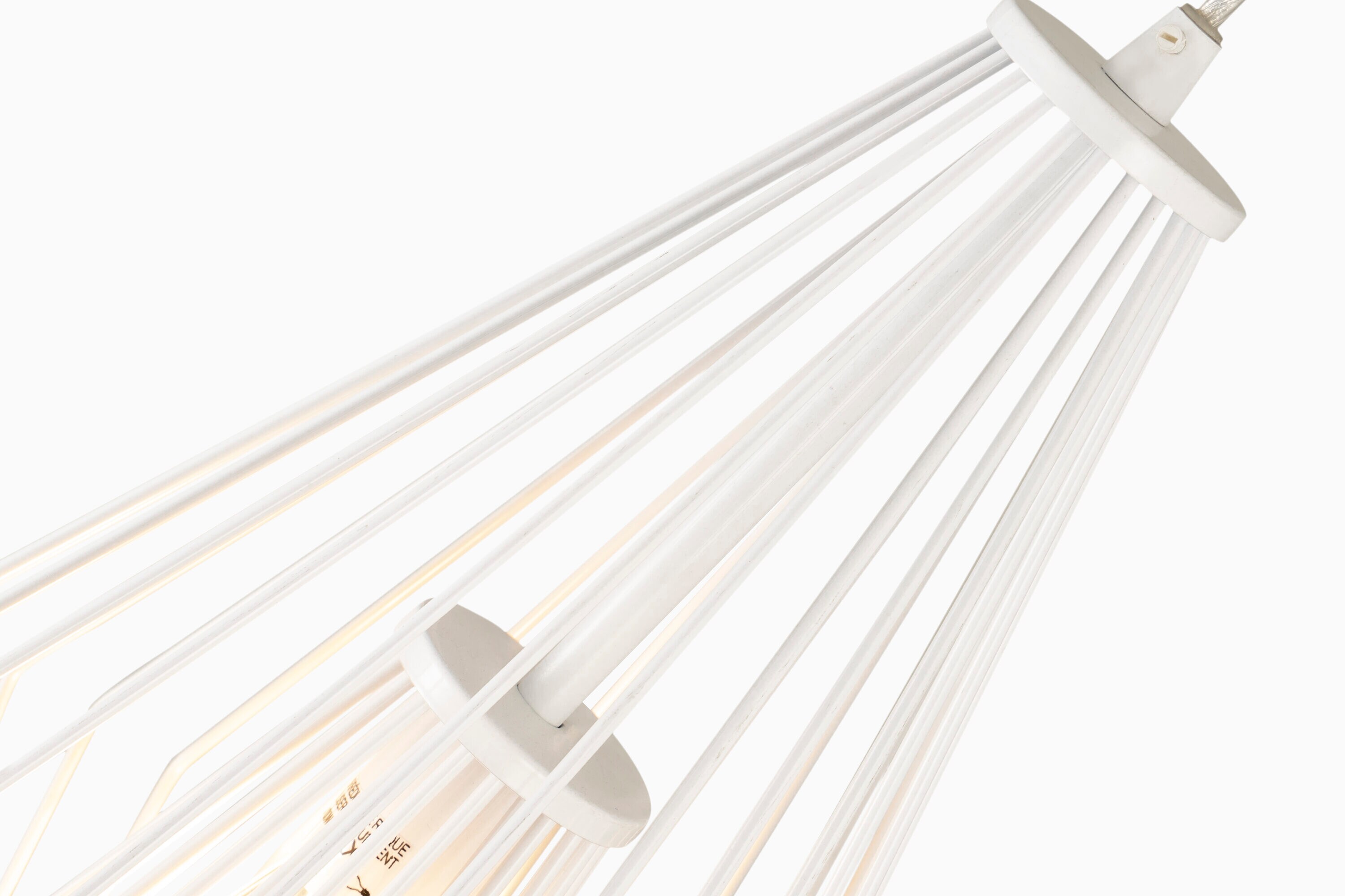 Gloss White Contemporary Teardrop Mini Pendant Light