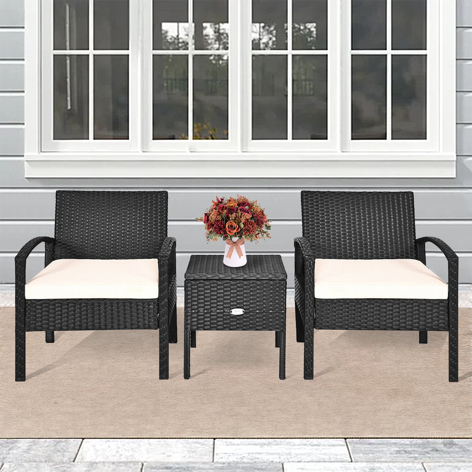 WELLFOR OUJ63757WH Patio-Conversation-Sets - View #9