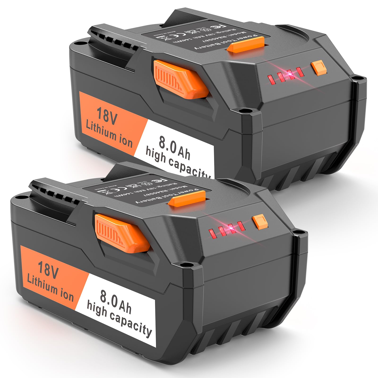 Ahfiwaso Power Tool 18V 2 pack High Capacity Replacement Compatible with Multiple Cordless Drill Models and Chargers Long Lasting Performance Safe #LAH0627H080