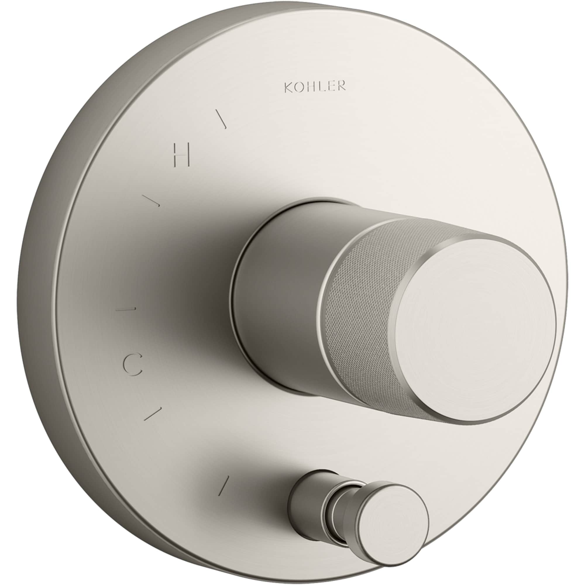 KOHLER K-T78016-8-BN Vibrant Brushed Nickel Knob Shower Faucet Handle