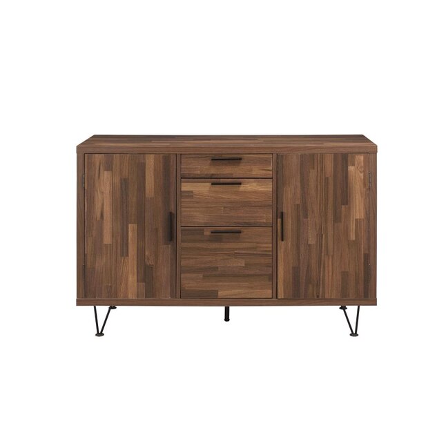 ACME FURNITURE Pinacle 47-in W x 32-in H Wood Composite Walnut ...