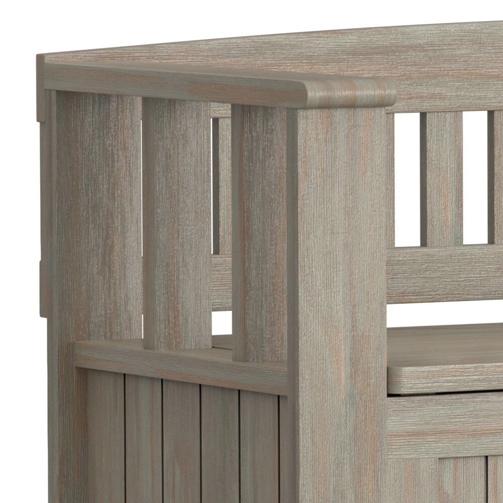 Simpli Home AX2370-GR bench - View #3