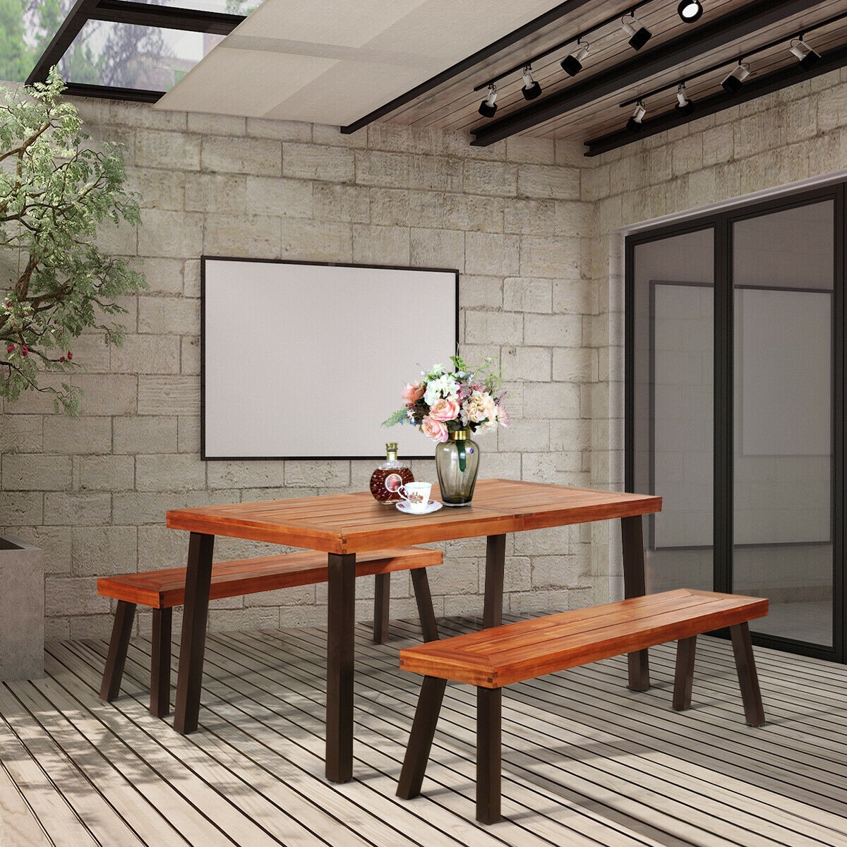 WELLFOR OUZN66354 Patio-Tables - View #7