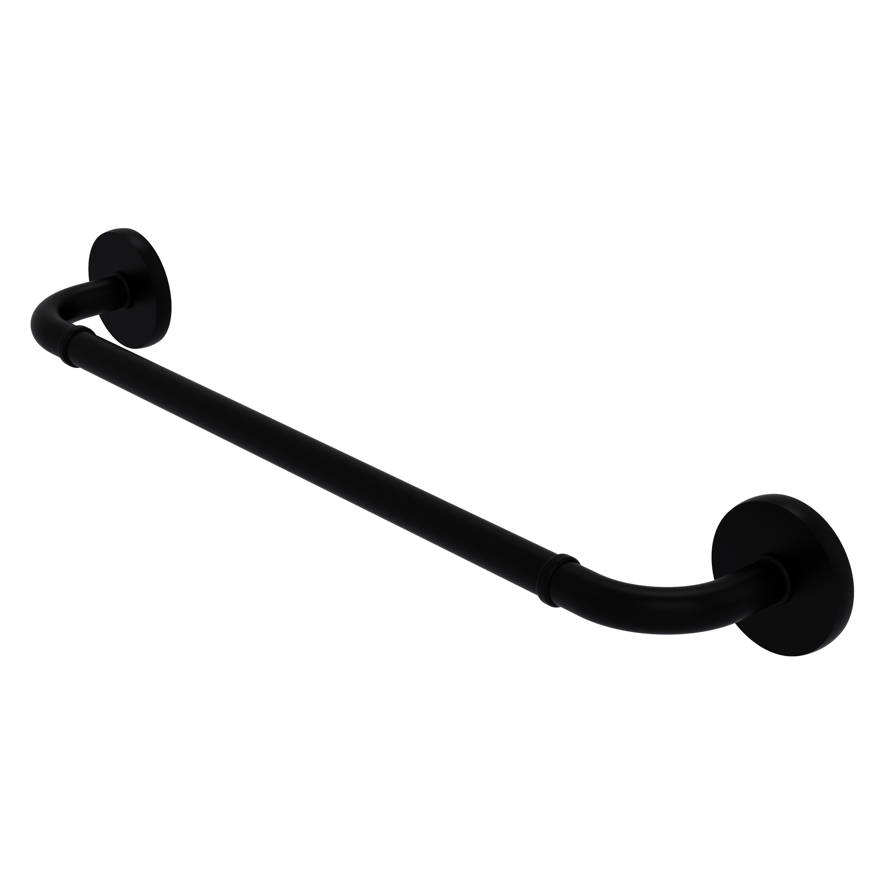 Allied Brass RM-41-24-BKM Remi 24-in Matte Black Wall mount Single Towel Bar