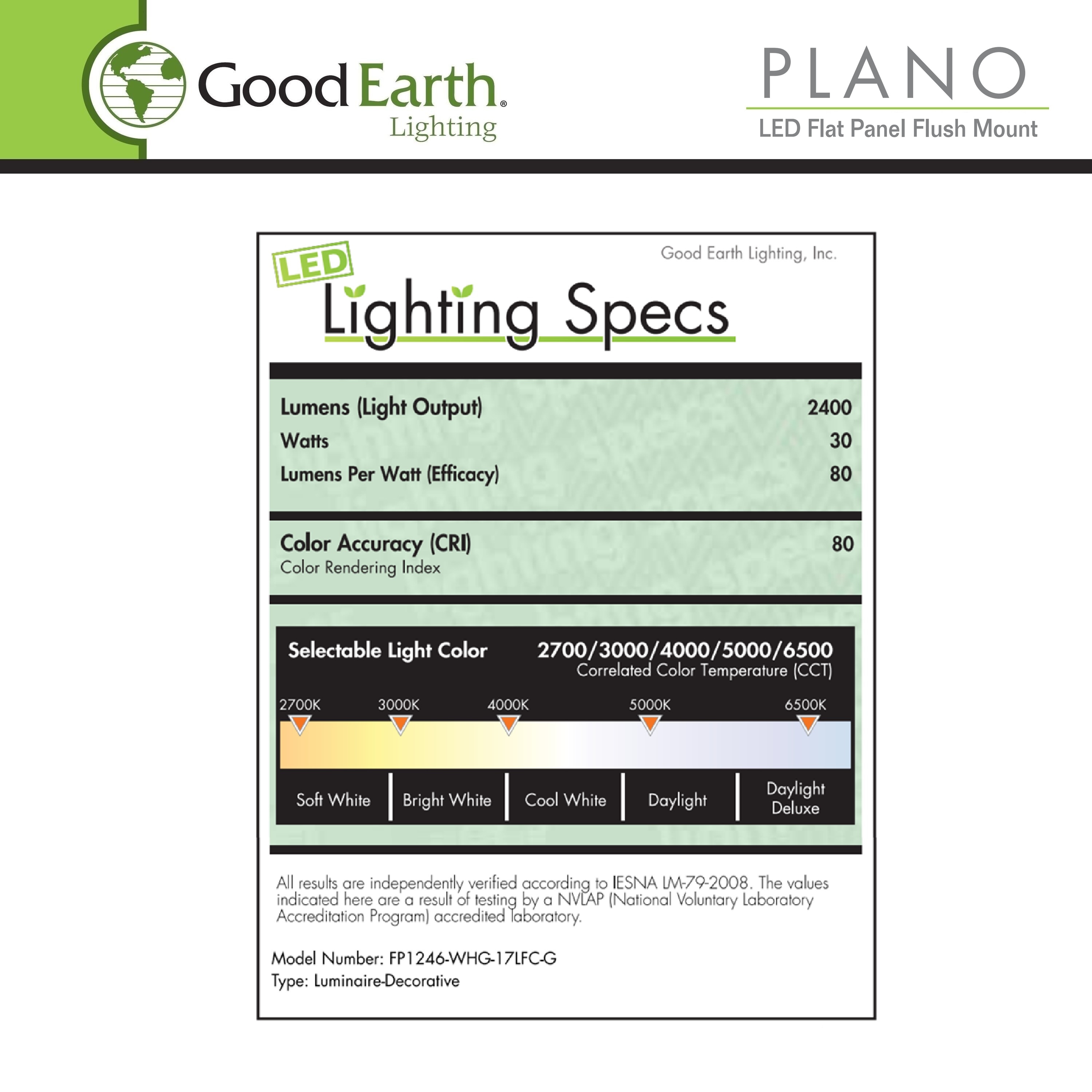 Good Earth Lighting FP1246-WHG-17LFC-G flushmounts - View #9