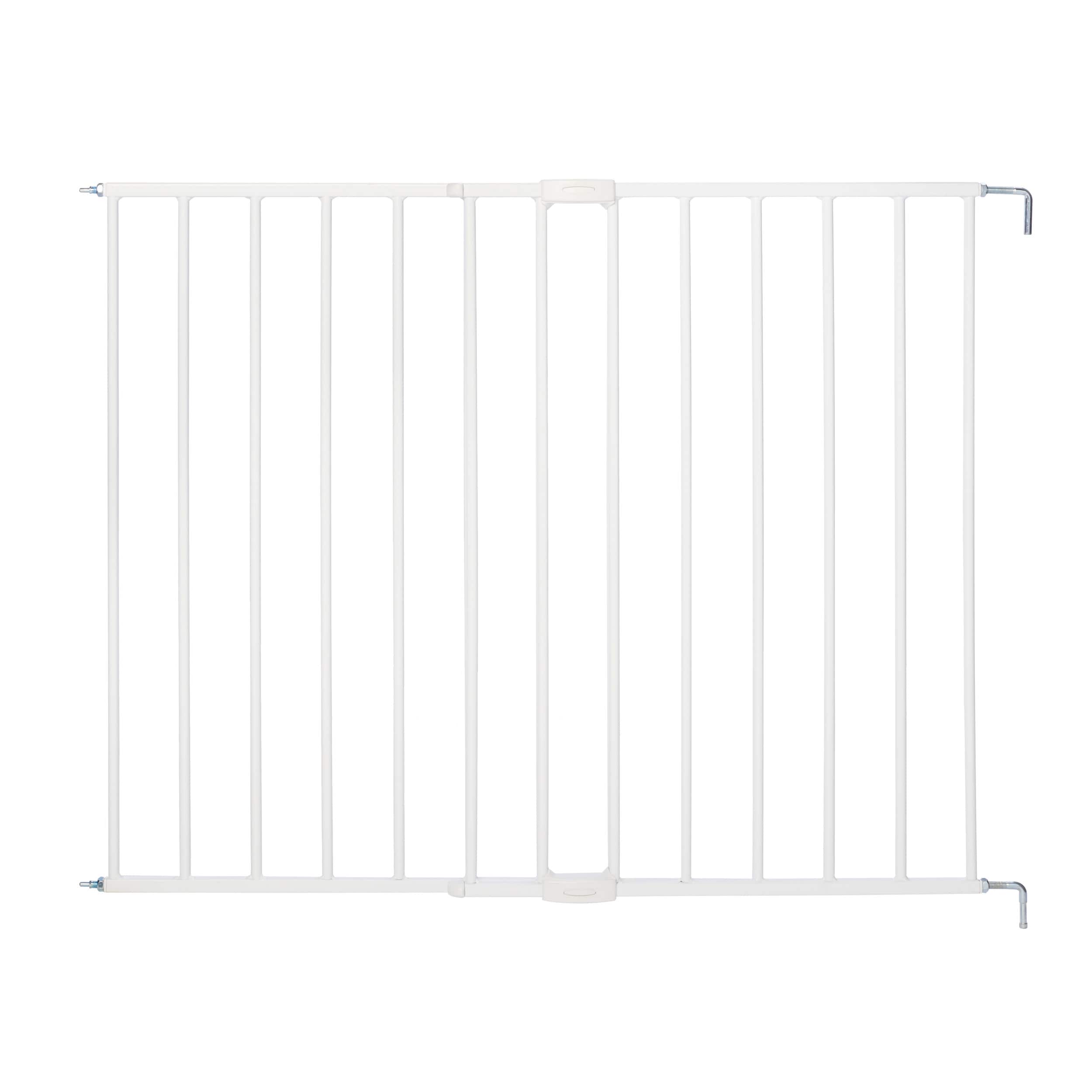 Toddleroo by North States 5152 40.25-Inches x 30-Inches Hardware Mounted White Metal Safety Gate