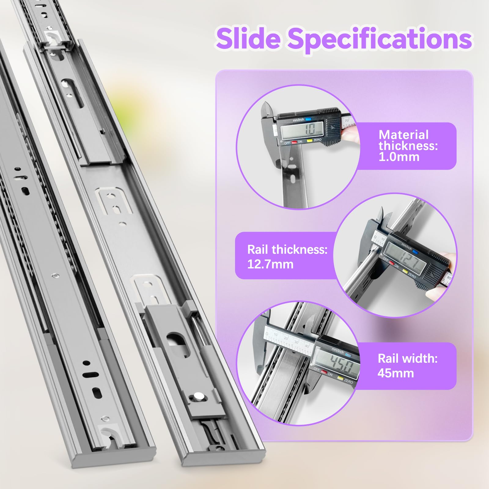 SenQWFa LDC0821C010 Drawer-Slides - View #5